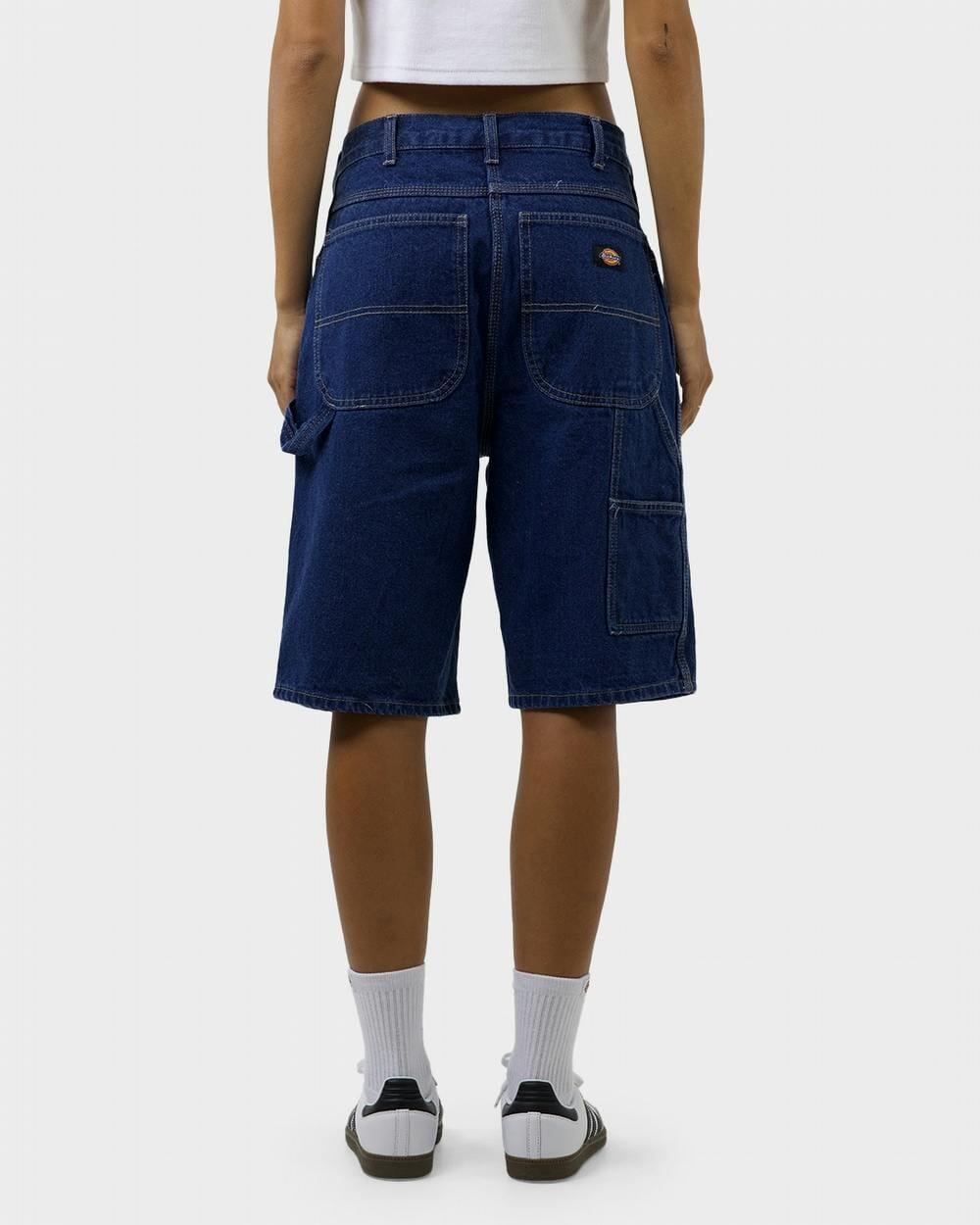 Dickies SDX200 11" Relaxed Fit Denim Carpenter Shorts 