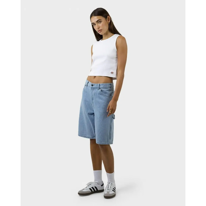 Dickies SDX200 11" Relaxed Fit Denim Carpenter Shorts Light Indigo 28 