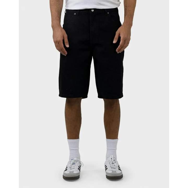 Dickies SDX200 11" Relaxed Fit Denim Carpenter Shorts Rinsed Black 36 