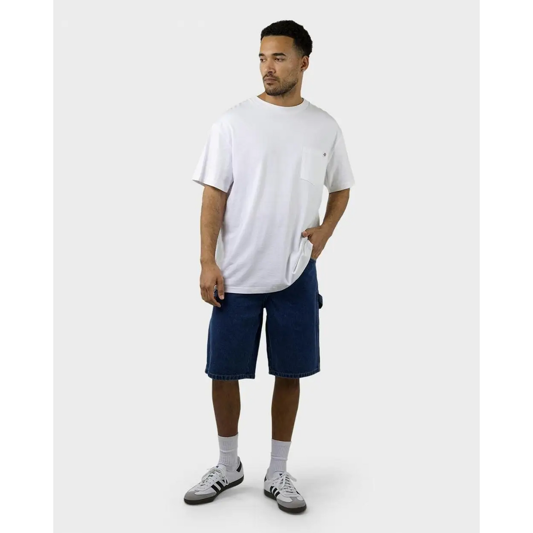 Dickies SDX200 11" Relaxed Fit Denim Carpenter Shorts Stone Washed Indigo 28 