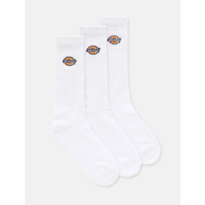 Dickies Valley Grove 3 Pack Socks - White 