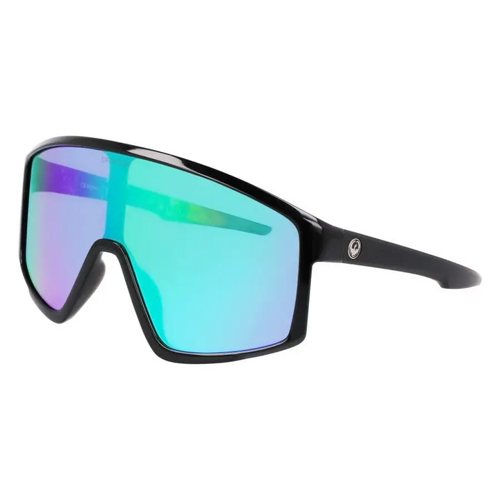 Dragon Amped Sunglasses Ion Black Multiverse / Green Ion 