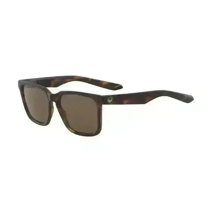 Dragon Baile Polarized Sunglasses Matte Dark Tort / Polarized Brown 