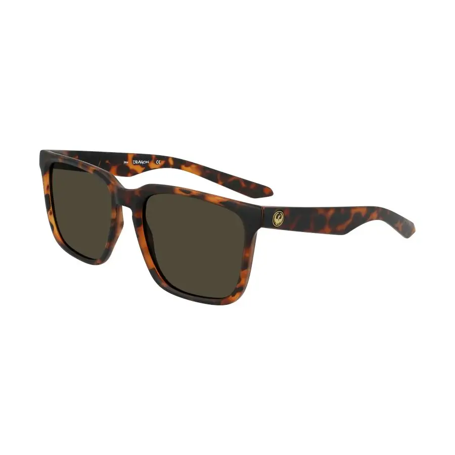 Dragon Baile XL Polarised Sunglasses Matte Dark Tortoise / Luma Lens Brown Polar 