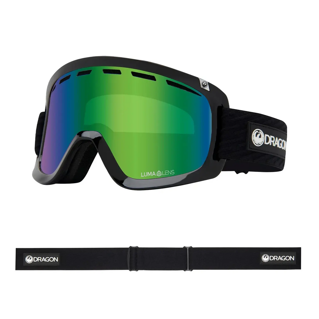 Dragon D1 OTG Snow Goggles 2024 - Icon Green LL Green Ion + LL Amber