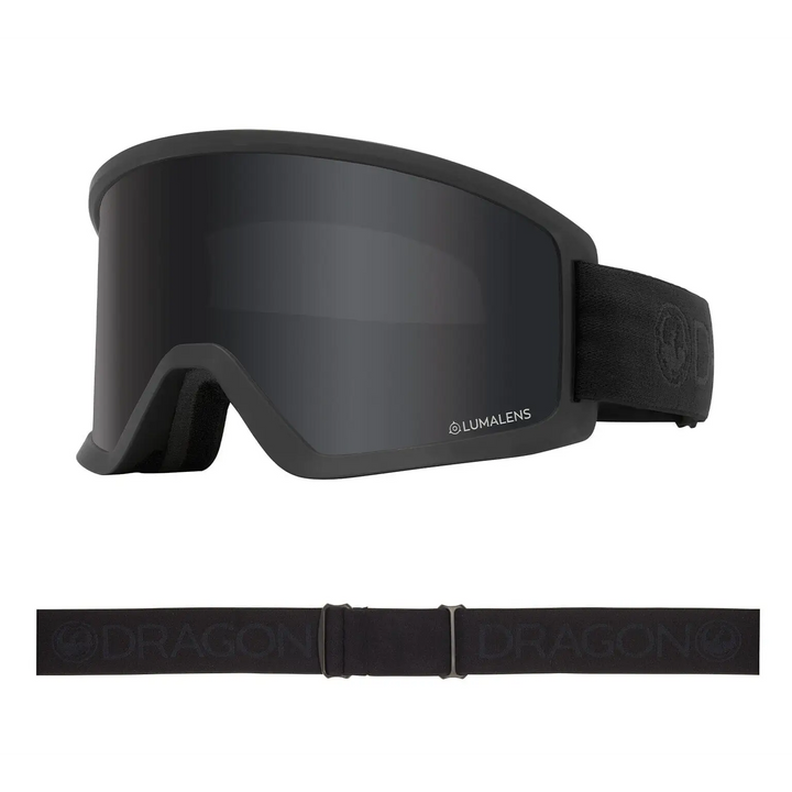 Dragon DX3 OTG Snow Goggles 2025 Blackout / LL Dark Smoke 