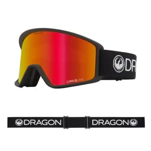 Dragon DXT OTG Youth Goggles 2024 Black / LL Red Ion 