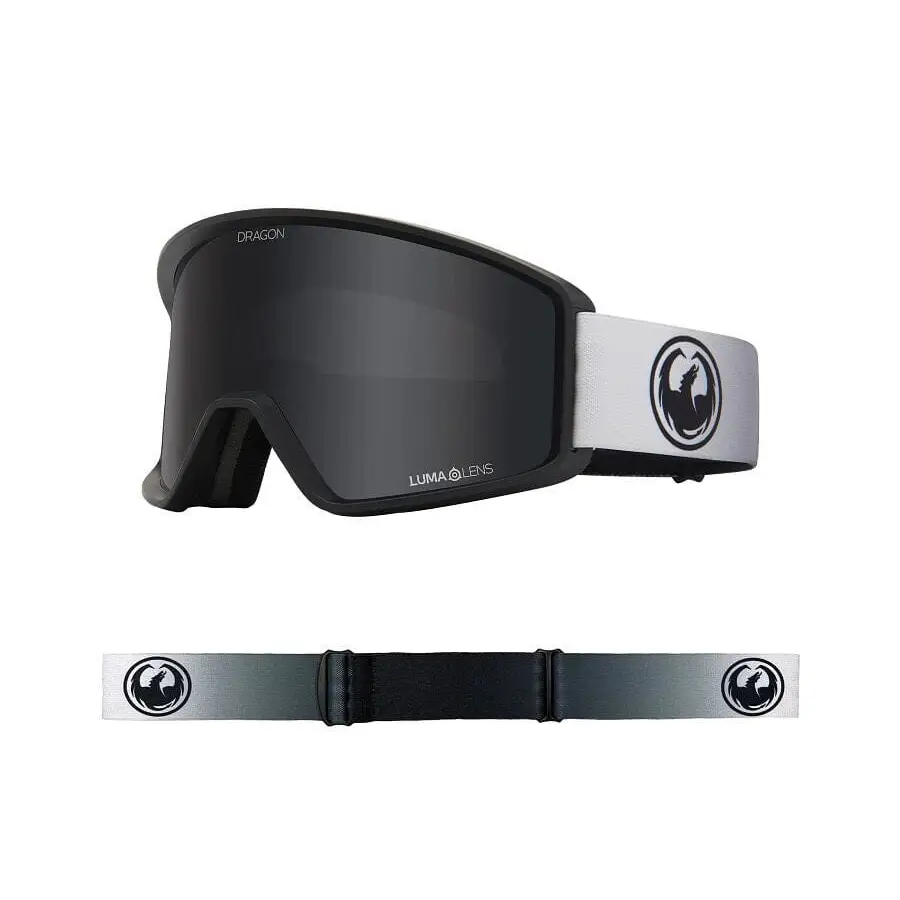 Dragon DXT OTG Youth Snow Goggles 2023 Fade Black Lite / Dark Smoke 