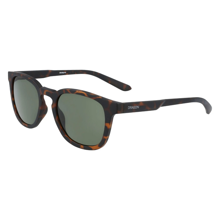 Dragon Finch Sunglasses Matte Tortoise / Luma Lens Green 