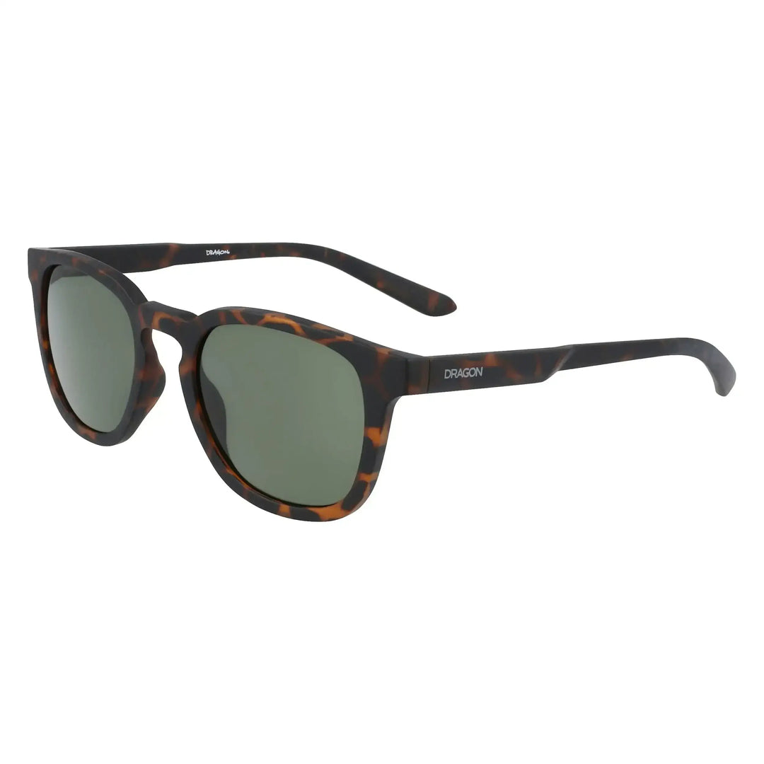 Dragon Finch Sunglasses Matte Tortoise / Luma Lens Green 