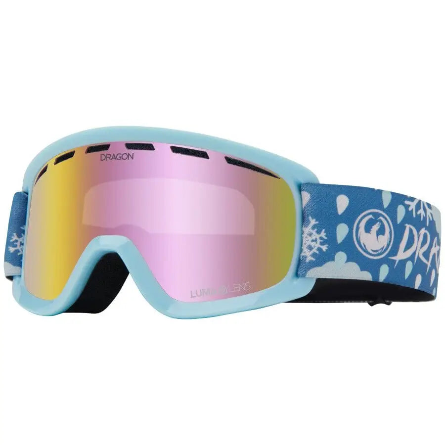 Dragon LIL D Kids Snow Goggles 2026 Snow Dance / Lumalens Pink Ion 
