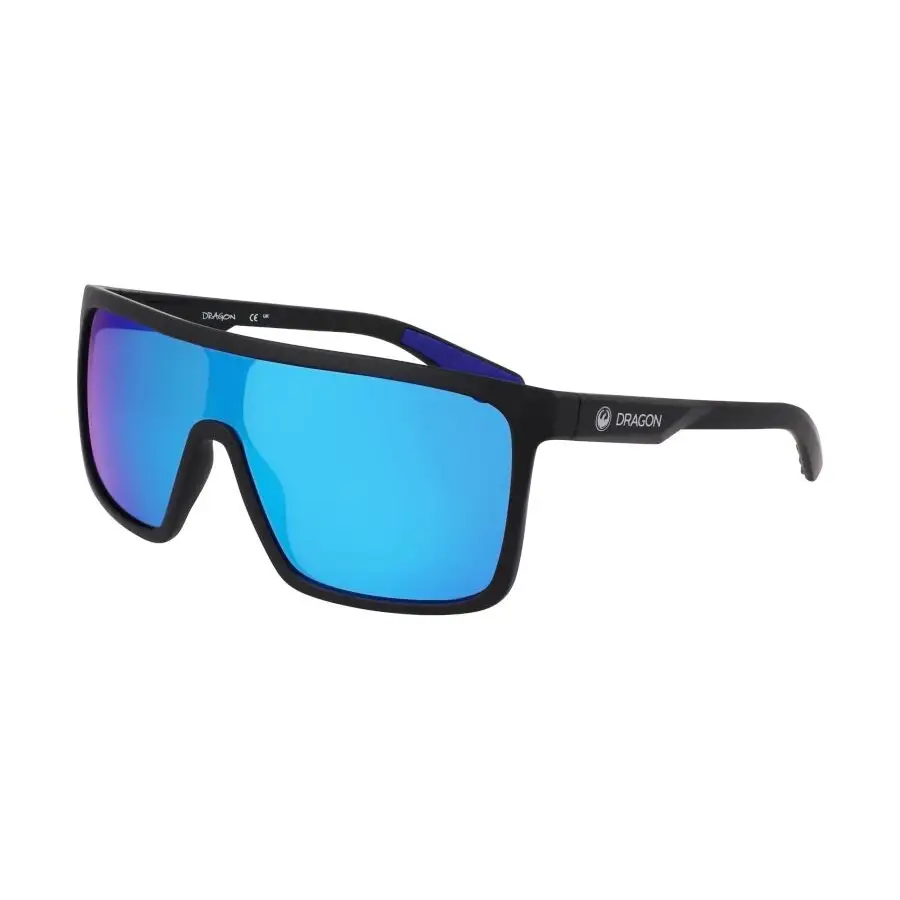 Dragon Momentum H20 Polarised Sunglasses Matte Black H20 / LL Blue Ion Polar 