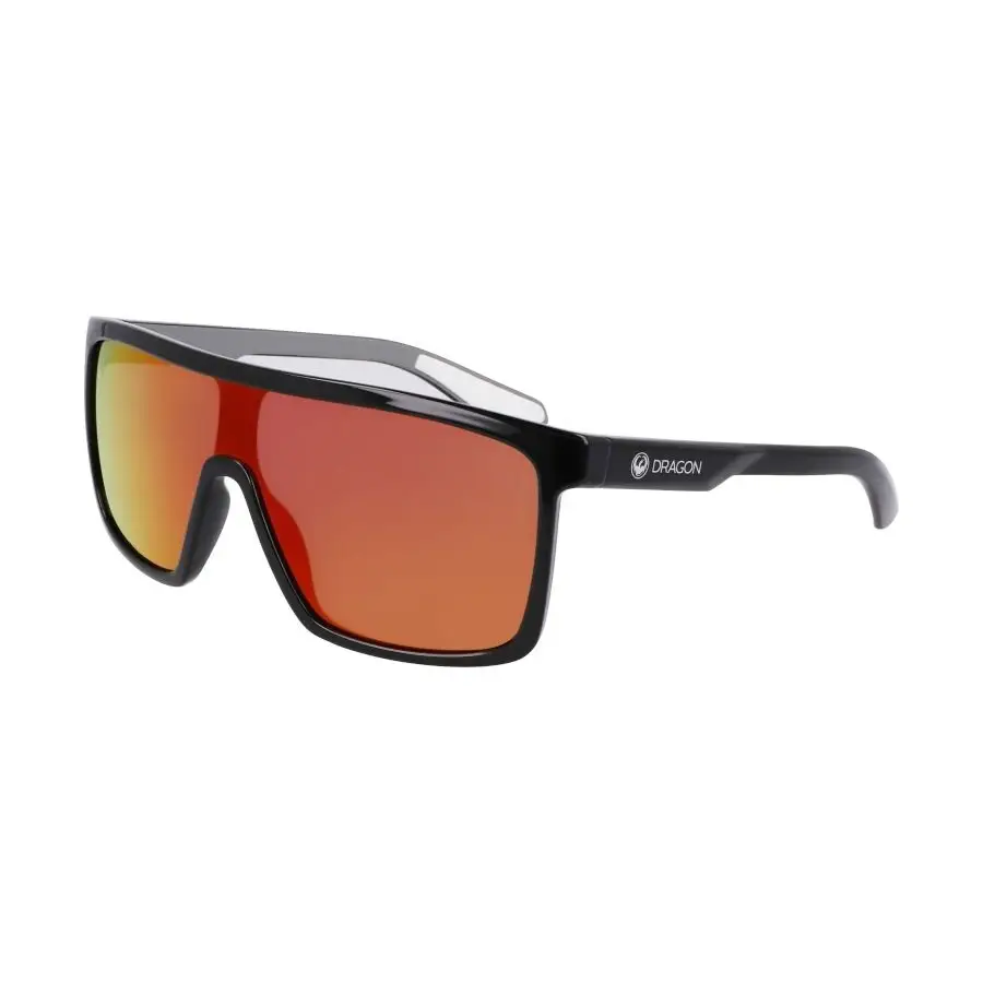 Dragon Momentum Polarised Sunglasses Black / Grey / LL Red Ion Polar 