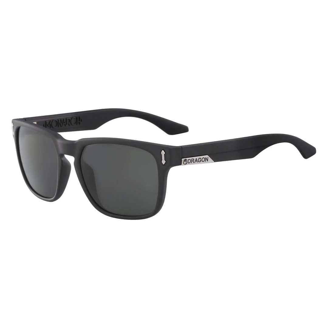Dragon Monarch Polarised Sunglasses Black / Smoke Polar 