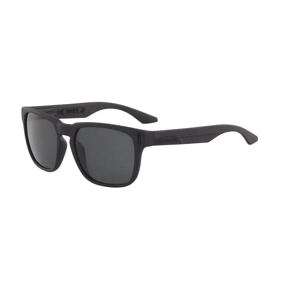 Dragon Monarch Sunglasses Matte Black / Smoke 