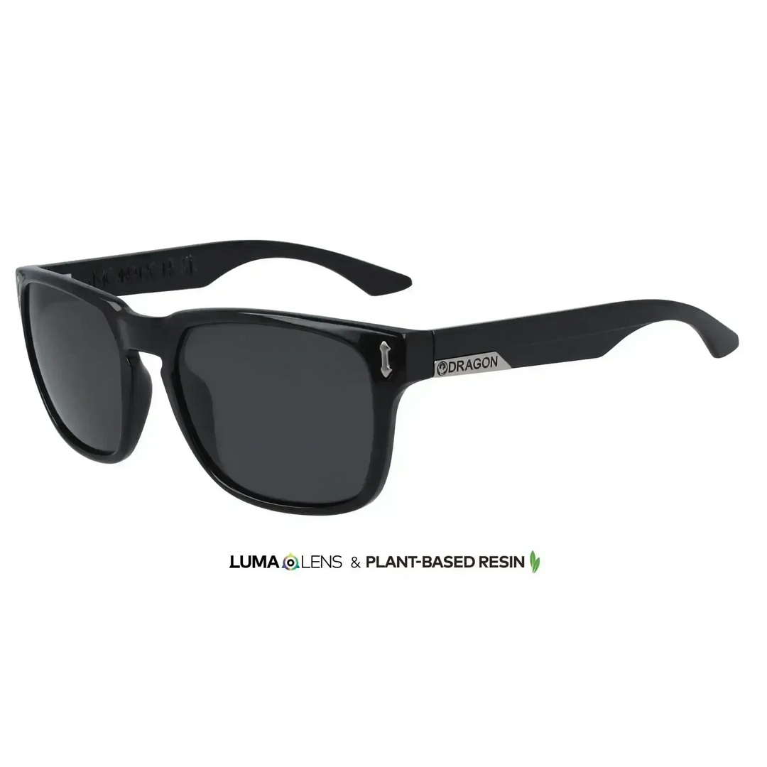 Dragon Monarch XL Sunglasses 58BlkLumaLensSmo 