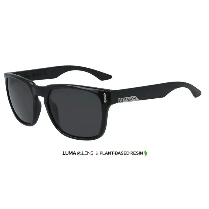 Dragon Monarch XL Sunglasses 58BlkLumaLensSmo 