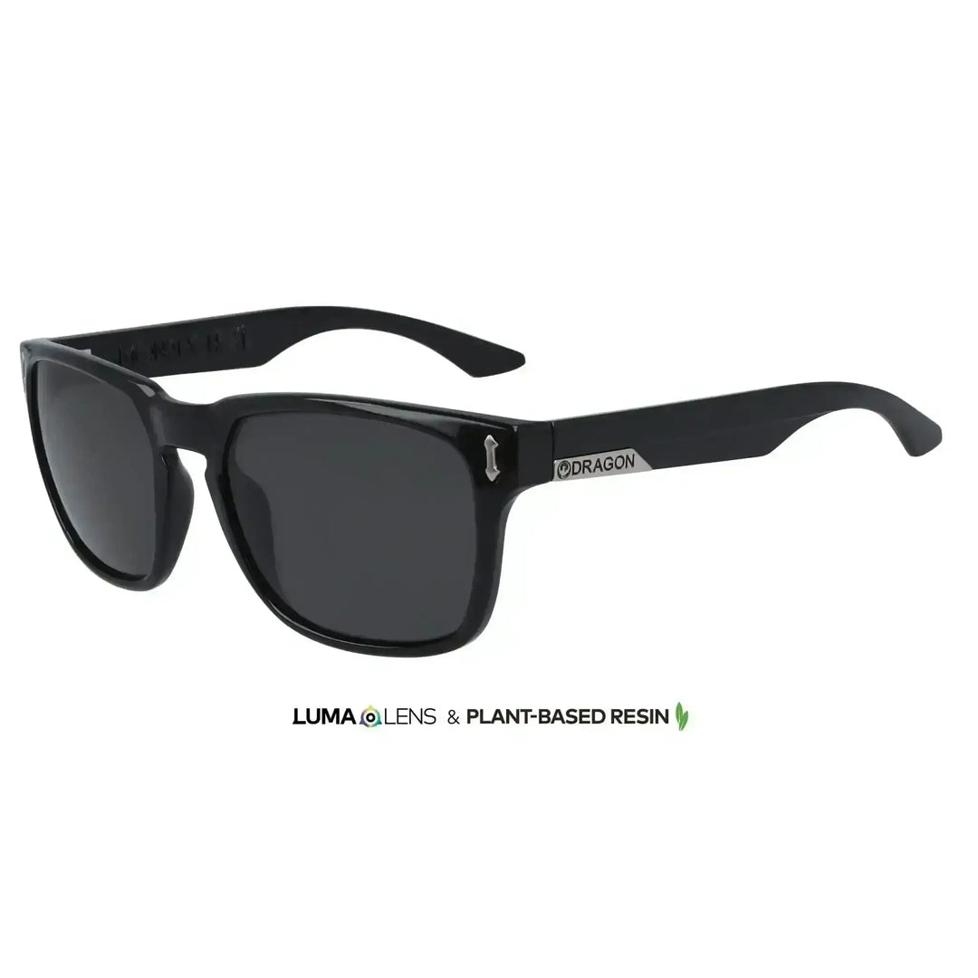 Dragon Monarch XL Sunglasses 58BlkLumaLensSmo 