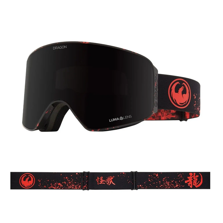 Dragon NFX MAG OTG Snow Goggles 2025 Kaiju / LL Midnight + LL Light Rose 