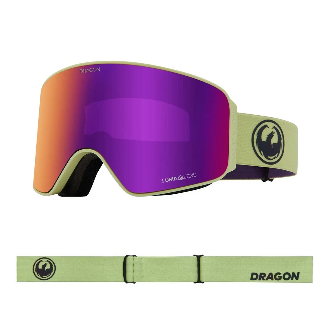 Dragon NFX MAG OTG Snow Goggles 2025 Matcha / LL Purple Ion + LL Midnight 