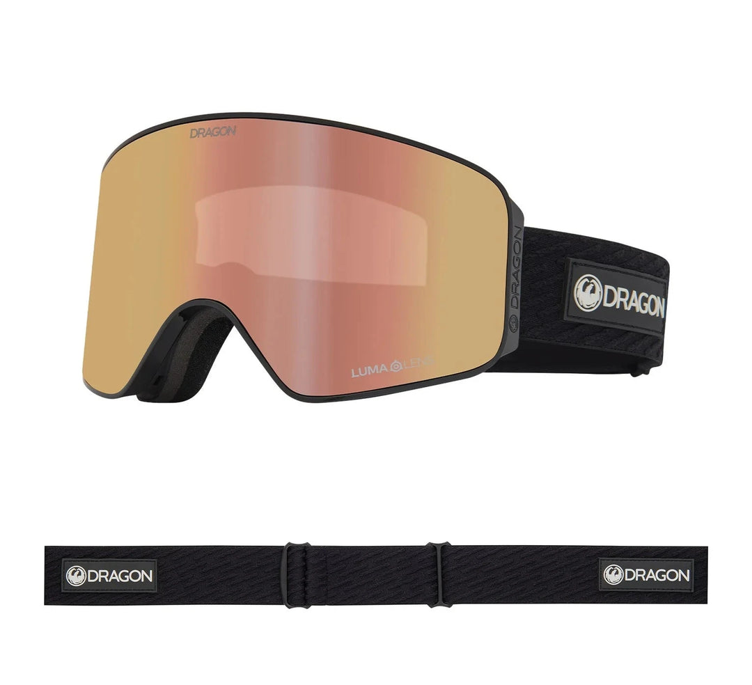 Dragon NFX MAG OTG Snow Goggles 2026 Icon Rose / LL Rose Gold Ion + LL Light Rose 