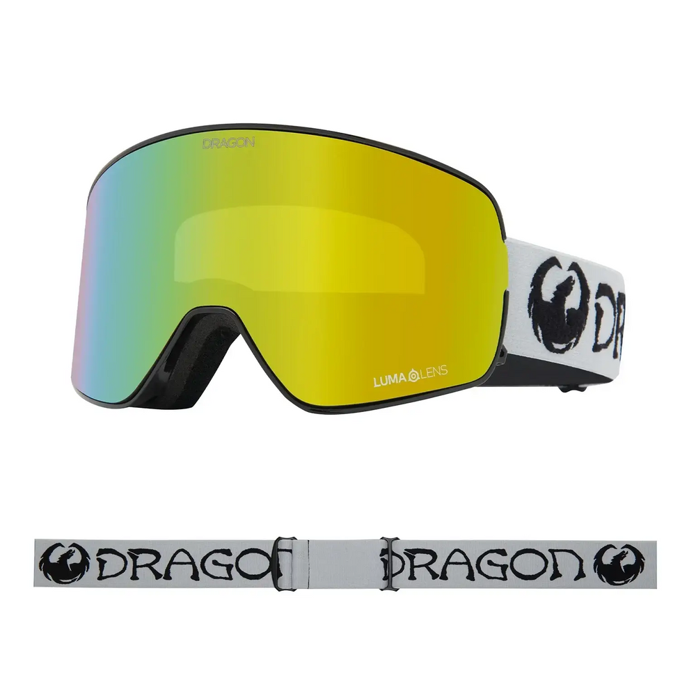 Dragon NFX2 Snow Goggles 2024 - Classic Grey / LL Gold Ion + LL Amber