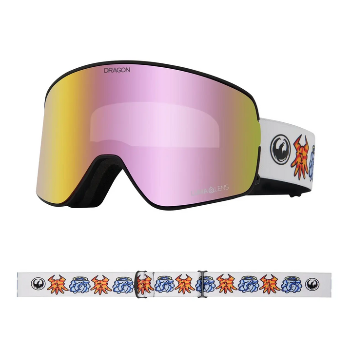 Dragon NFX2 Snow Goggles 2024 - Forest Bailey Signature LL Pink Ion + LL Midnight