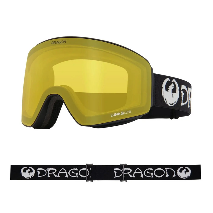 Dragon PXV Snow Goggles 2025 Classic Black / LL Ph YeLLow 