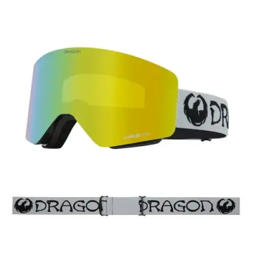 Dragon R1 OTG Goggles 2024 - Alpina / LL Rose Gold Ion + LL Amber