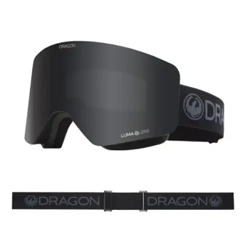 Dragon R1 OTG Goggles 2024 - Blackout / LL Dark Smoke + LL Amber