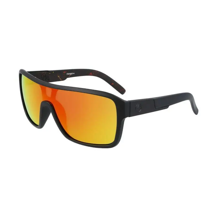 Dragon Remix Sunglasses Matte Black Inferno / Red Ion 