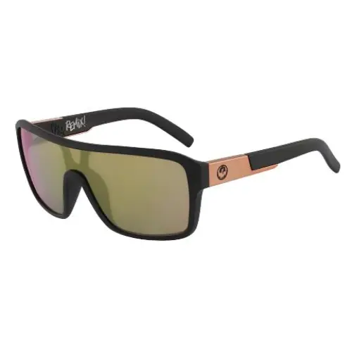 Dragon Remix Sunglasses Matte Black / Rose Gold Ion 