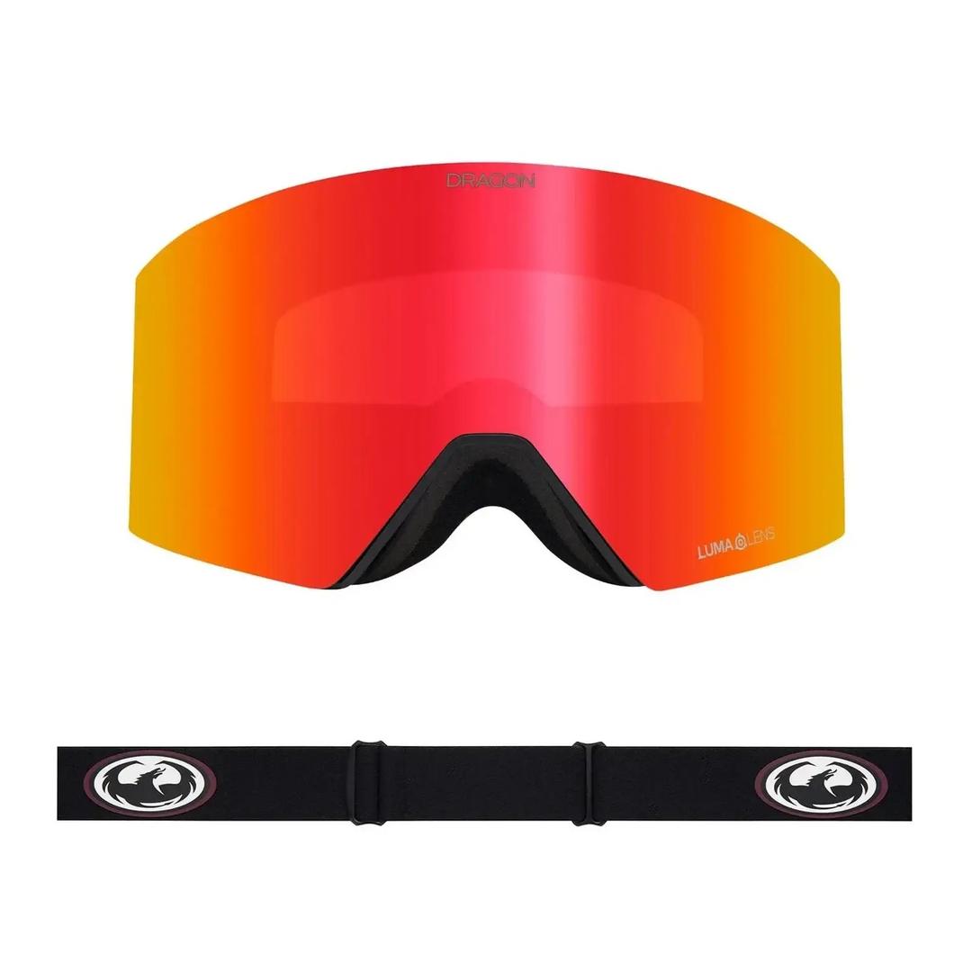 Dragon RVX MAG OTG Snow Goggles 2026 Old Skool / Lumalens Red Ion + Lumalens Light Rose 