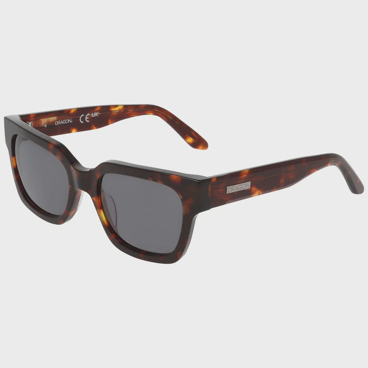 Dragon Ryder Sunglasses Deep Havana / LL Smoke 