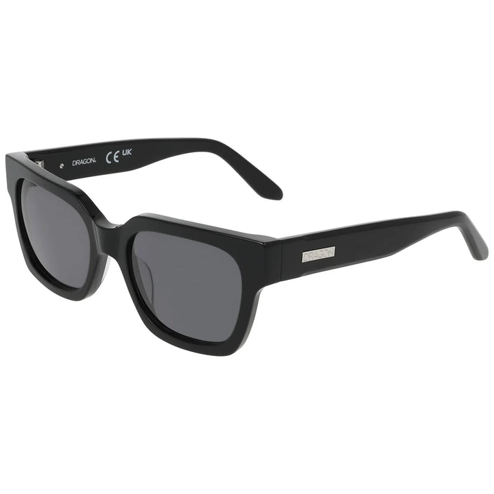 Dragon Ryder Sunglasses Shiny Black / LL Smoke 