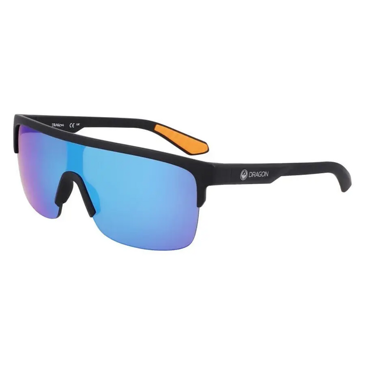 Dragon Slotted Sunglasses Matte Black / Blue Ion 