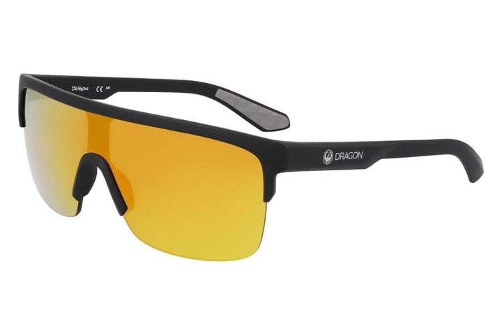 Dragon Slotted Sunglasses Matte Black / LL Red Ion 