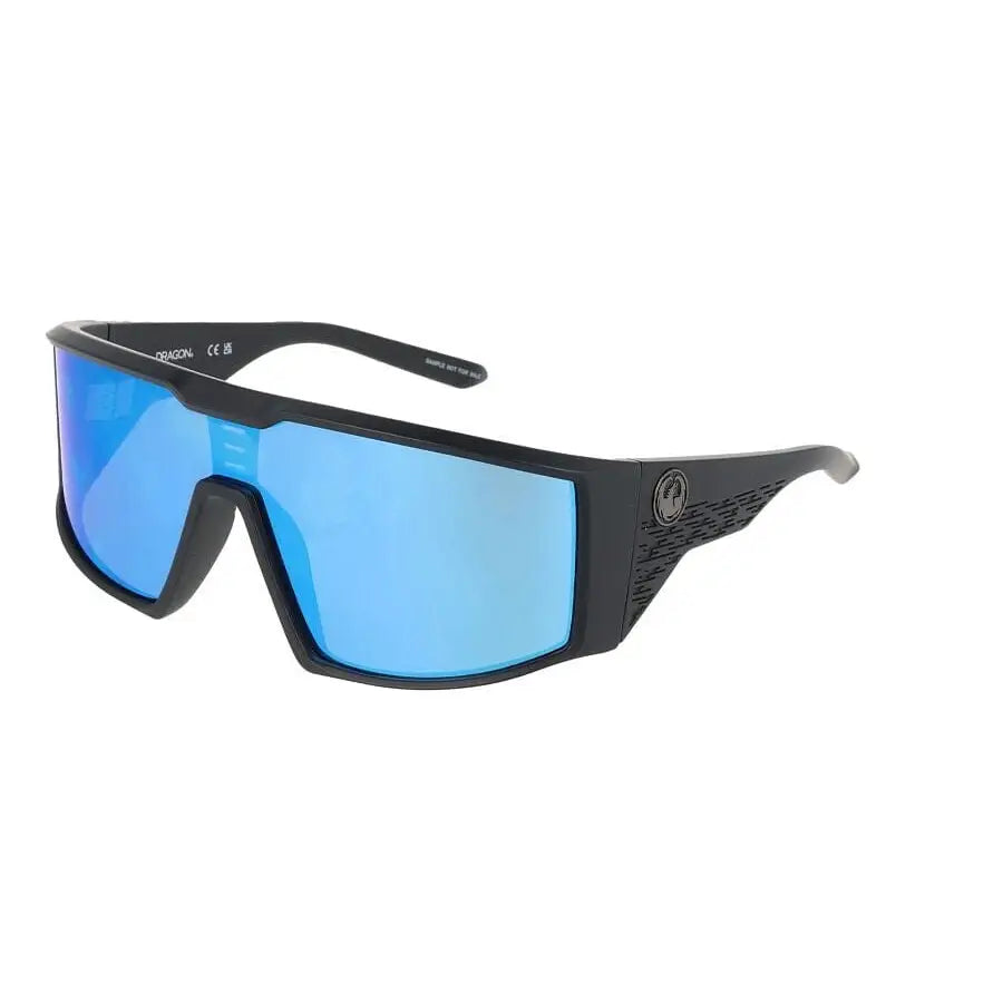 Dragon Tension Sunglasses Matte Black / LL Blue Ion 