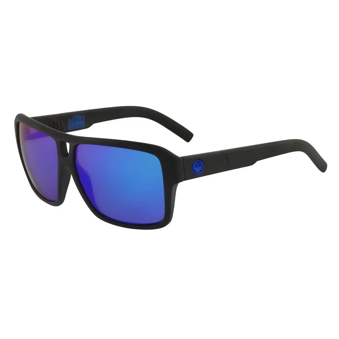 Dragon The Jam H20 Polarised Sunglasses Matte Black H20 / Blue Ion Polar 