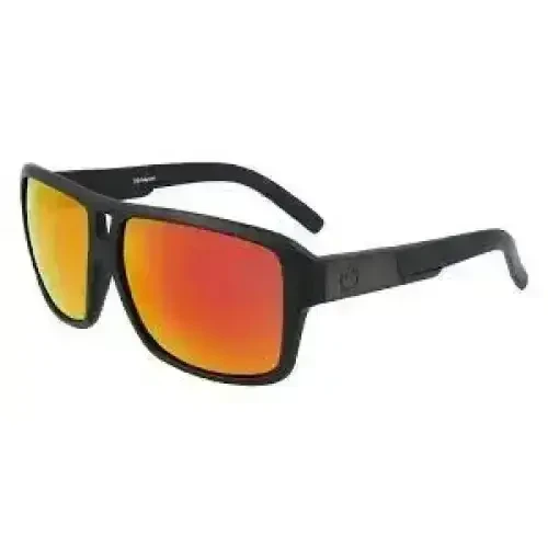 Dragon The Jam Sunglasses Ion 60 Matte Black / Luma Lens Red Ion 