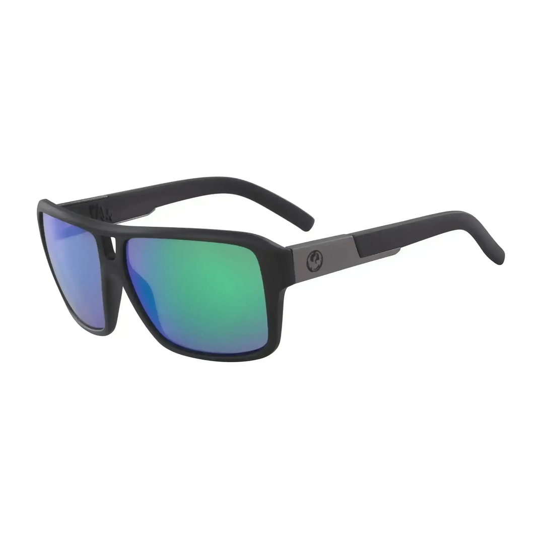 DRAGON THE JAM SUNGLASSES MatteBlackLumaLensGreenIon Polar 