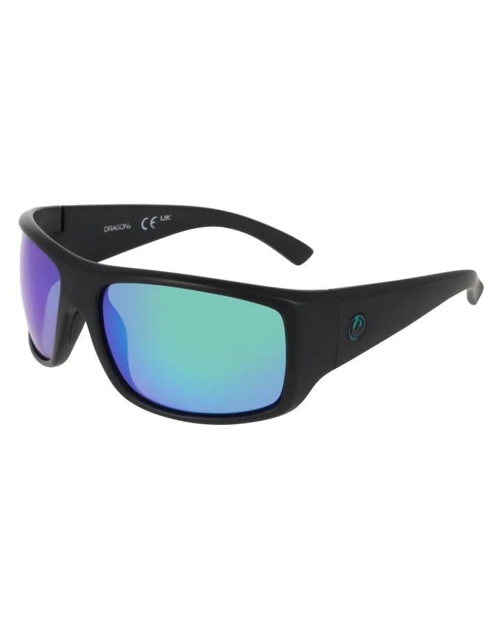 Dragon Vantage 2.0 H20 Polarised Sunglasses Matte Black / LL Green Ion Polar 
