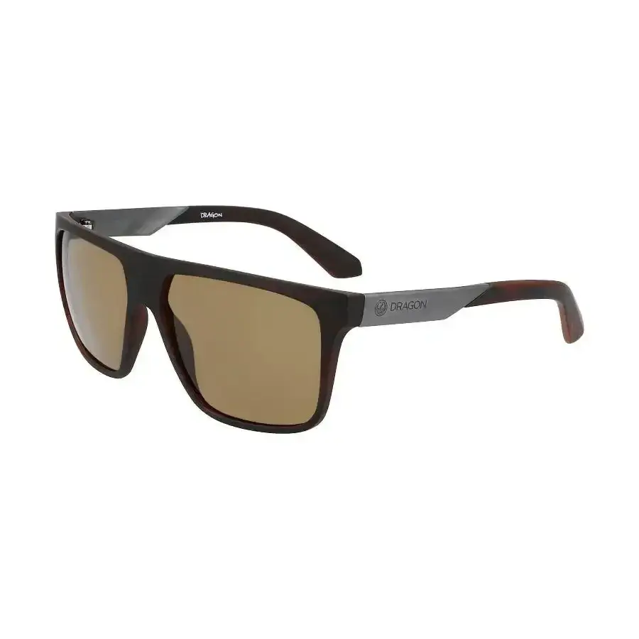 Dragon Vinyl Sunglasses Teak Wood / Brown 