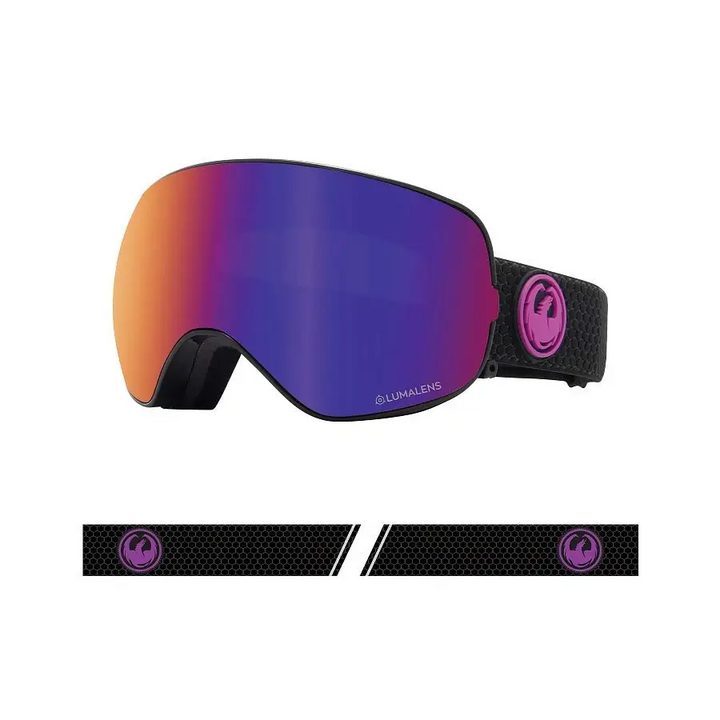 Dragon X2S Snow Goggles 2023 Split / Purple Ion / Amber 