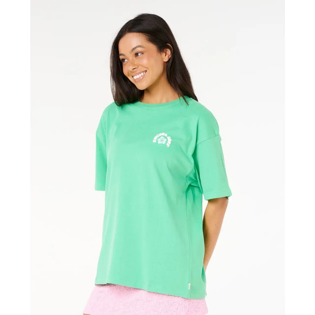 Rip Curl Luxe Surf Heritage T-Shirt Irish Green S 