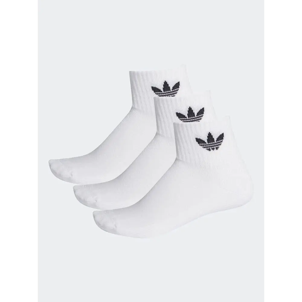 Adidas Mid Ankle Sock 3-Pack White 8-May 