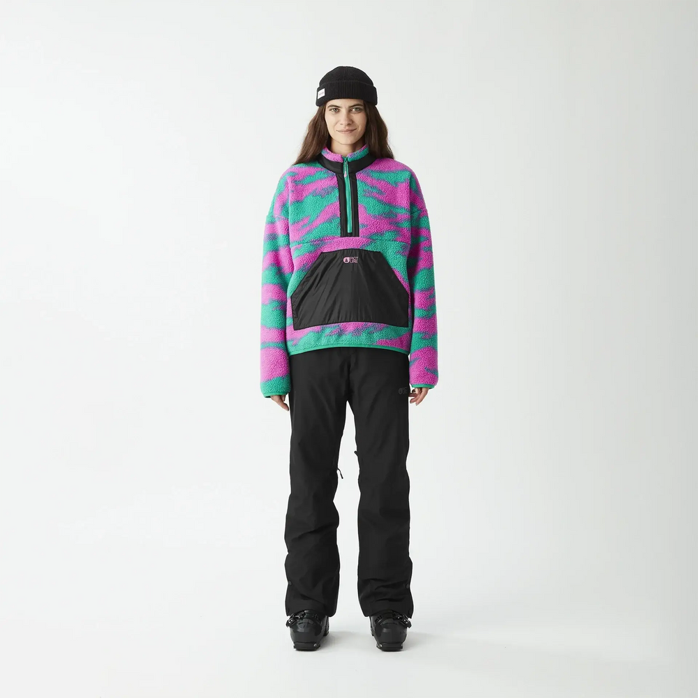 Picture Zelkova Womens 1/4 Print Fleece - Retro Bliss / M