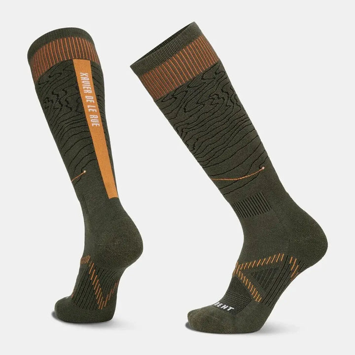 Le Bent Xavier De La Rue Pro Series Sock Dark Eucalypt M 
