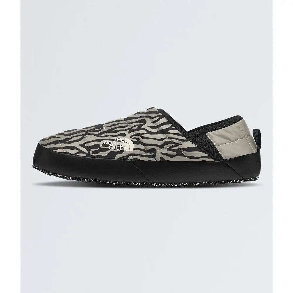 The North Face Womens Thermoball Traction Mules Clay Grey TNF Tiger Stripe / TNF Black 6 