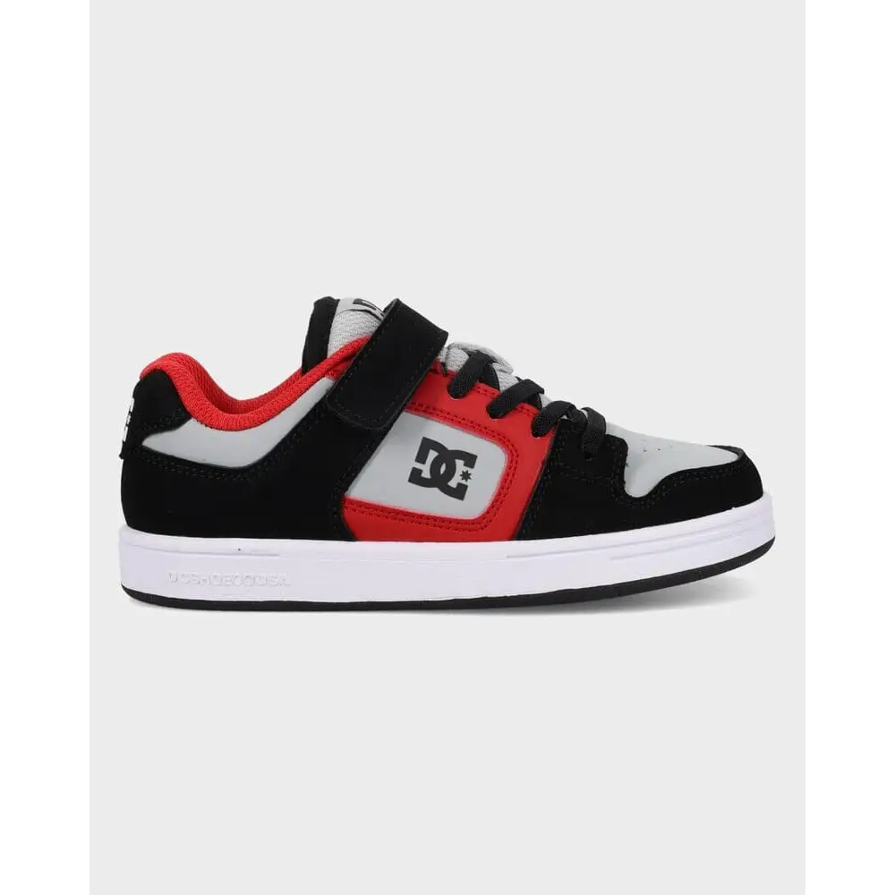 DC Manteca 4 V Skate Shoes - Black / Grey / Red 